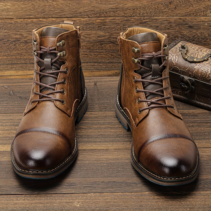 Rupert | Wyrafinowane Botki z Cap-Toe