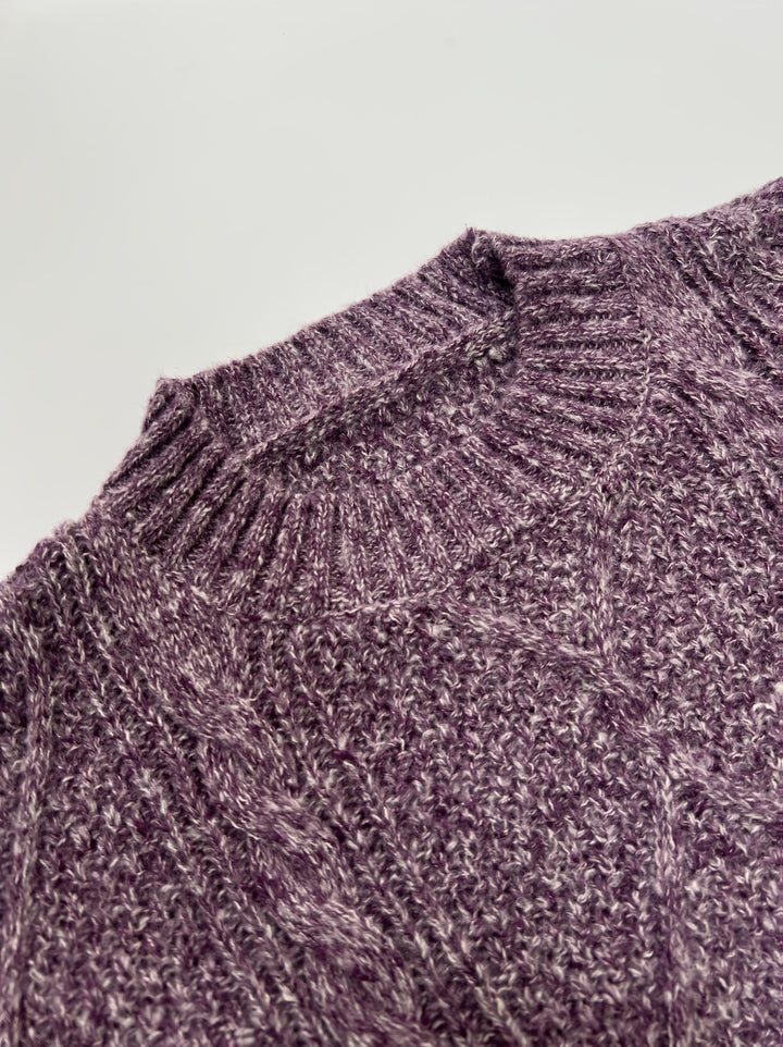 Tabitha | Sweter Sukienka z Warkoczem