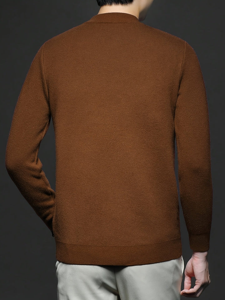 Everett | Wyrafinowany Sweter z Wysokim Kołnierzem