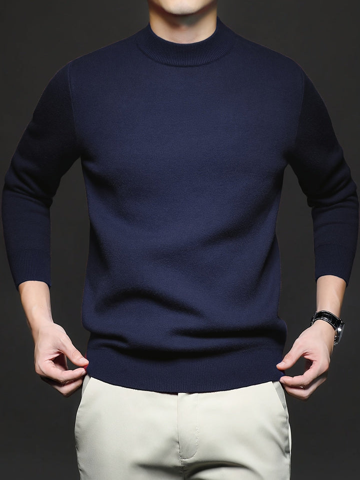 Everett | Wyrafinowany Sweter z Wysokim Kołnierzem