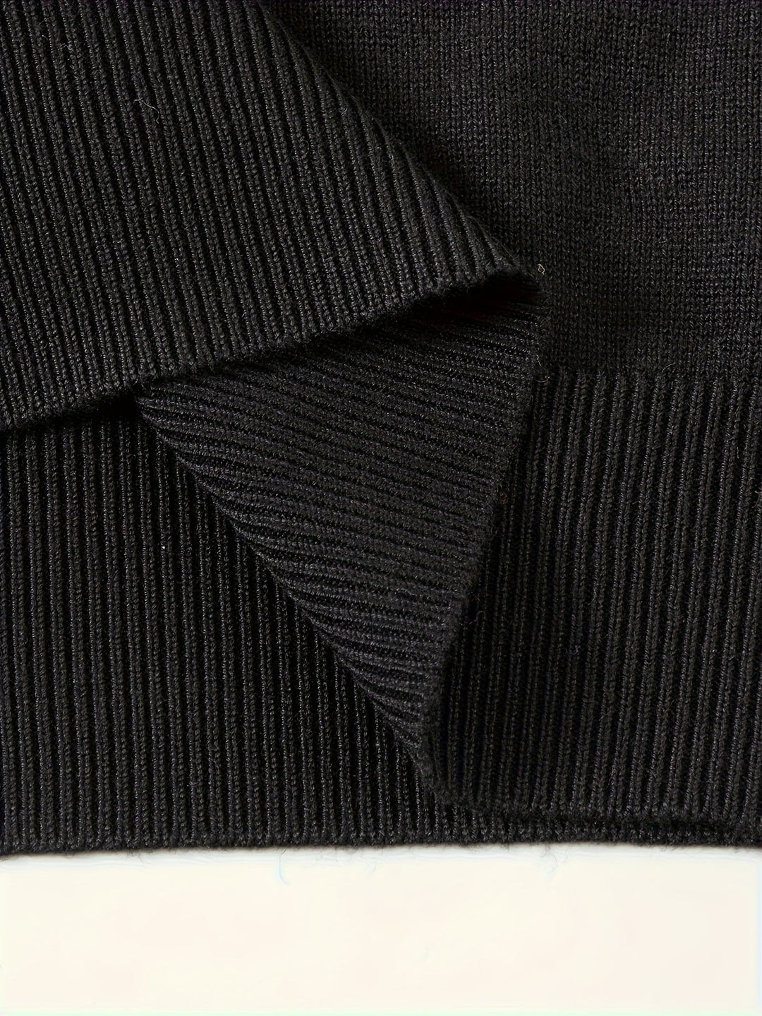 Donovan | Wyrafinowany Polo Sweter z Ćwierć Zamkiem