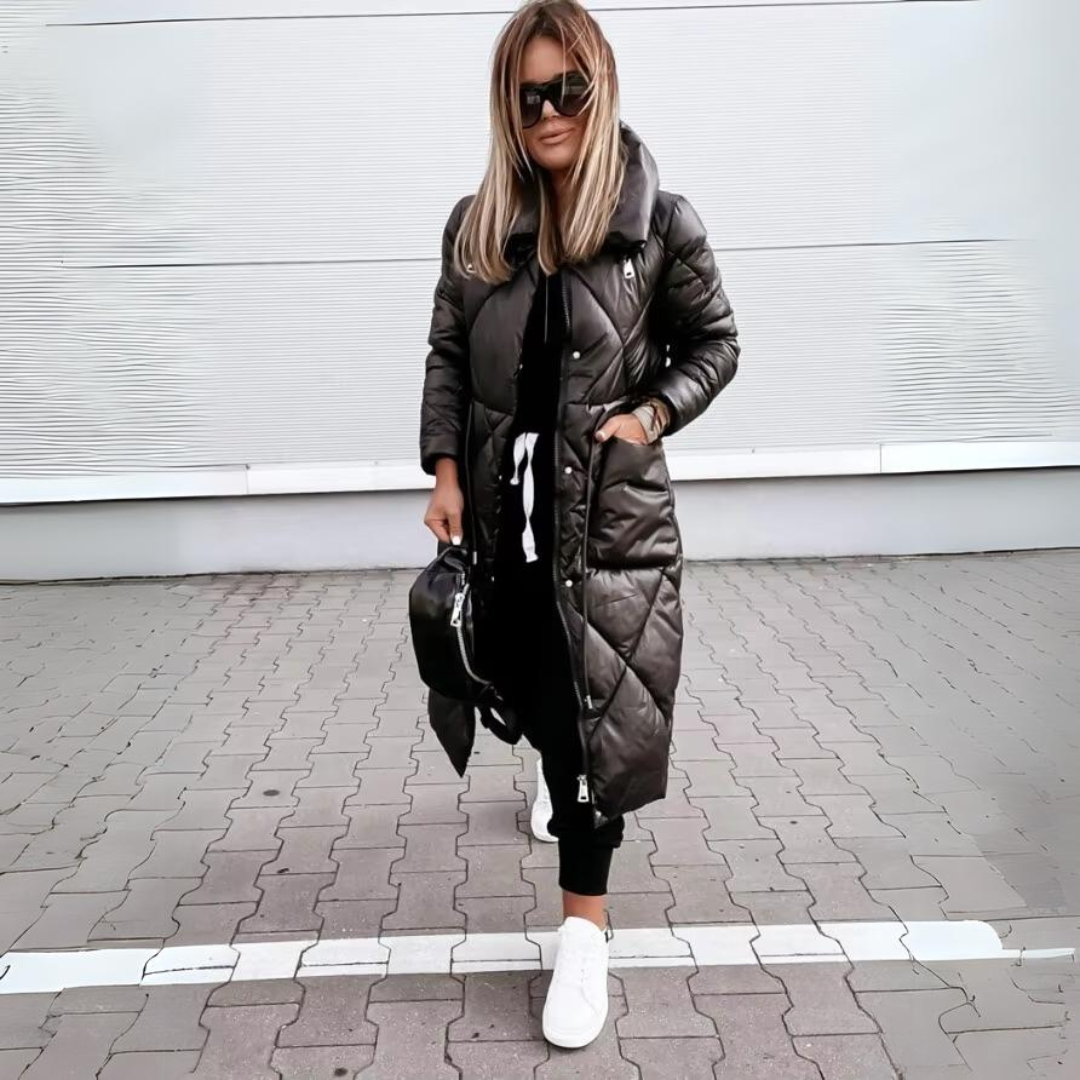 Amelia - Elegancka Pikowana Kurtka