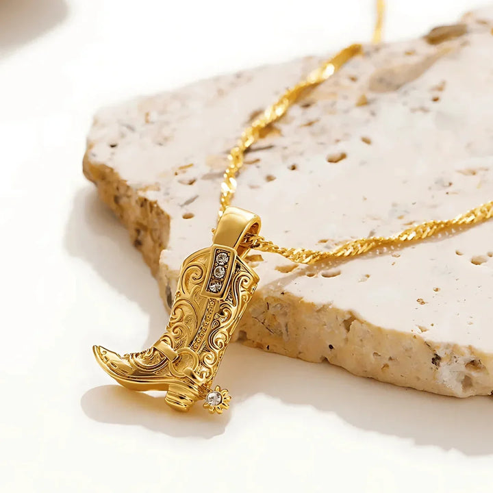 Klejnotowa Country Boot Ketting