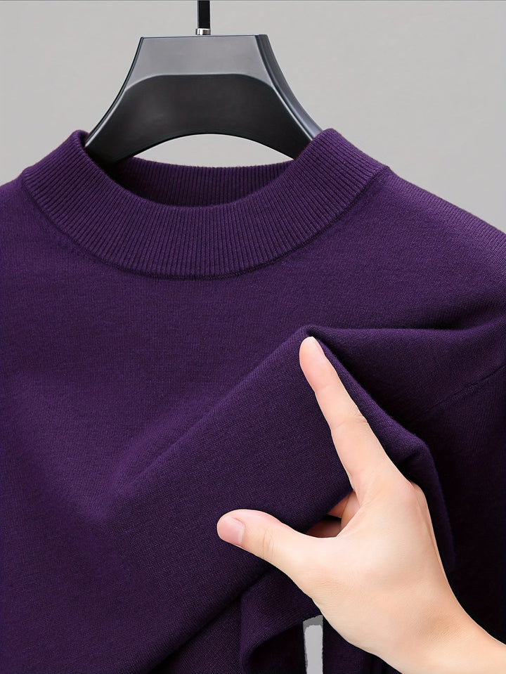 Everett | Wyrafinowany Sweter z Wysokim Kołnierzem