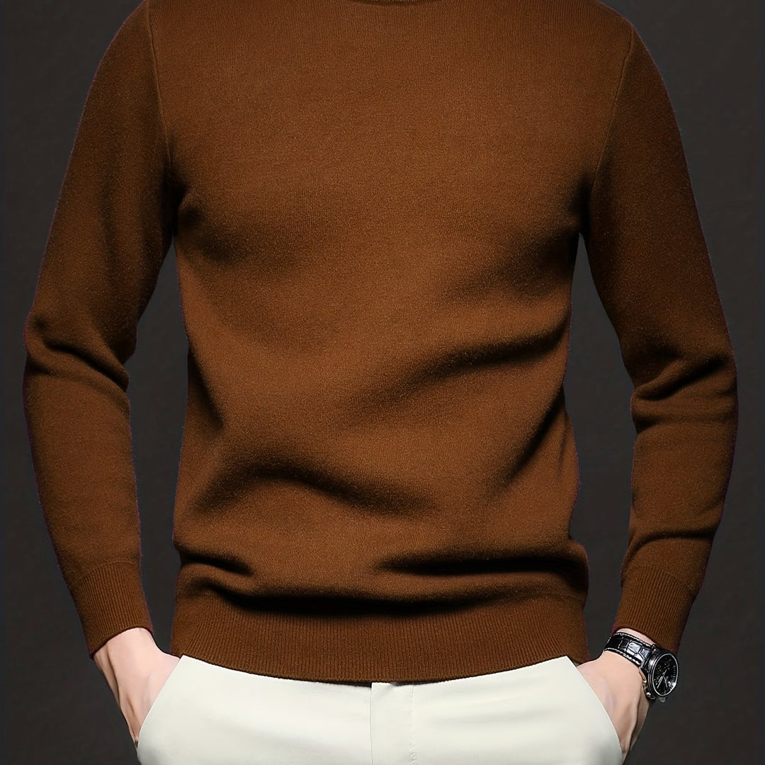 Everett | Wyrafinowany Sweter z Wysokim Kołnierzem