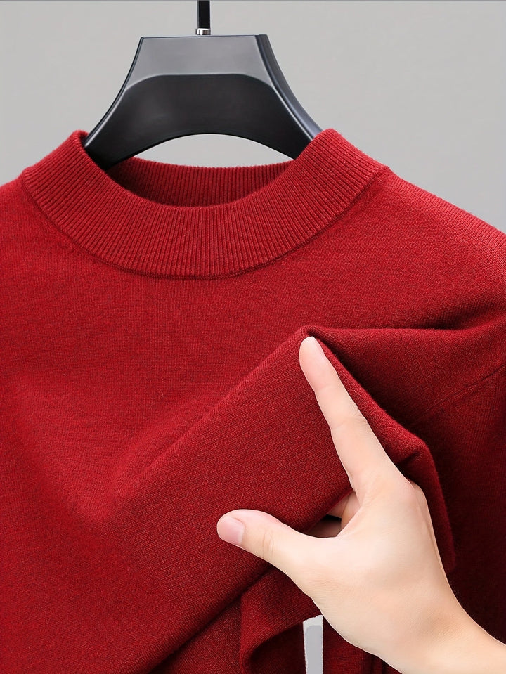 Everett | Wyrafinowany Sweter z Wysokim Kołnierzem
