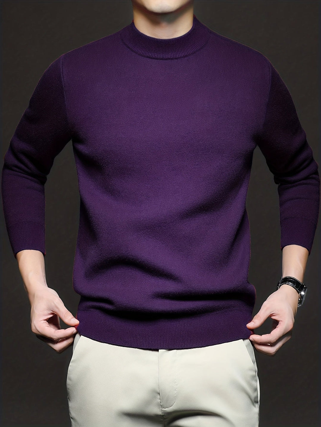 Russell | Wyrafinowany Sweter z Półgolf