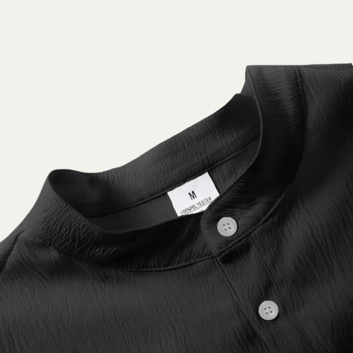 Lucjan | Lekki Zestaw Henley z Luźnymi Spodniami