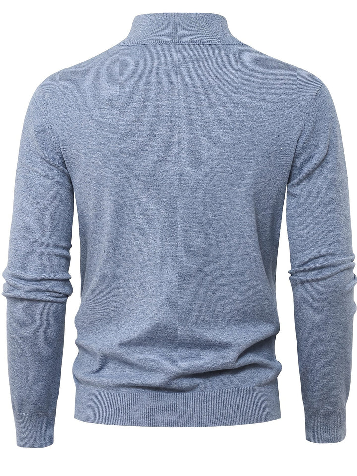 Everett | Wyrafinowany Sweter z Wysokim Kołnierzem