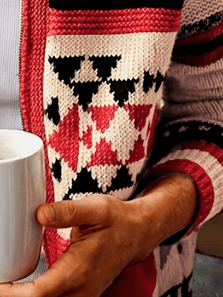 Callum | Patron Sweter z Zamkiem