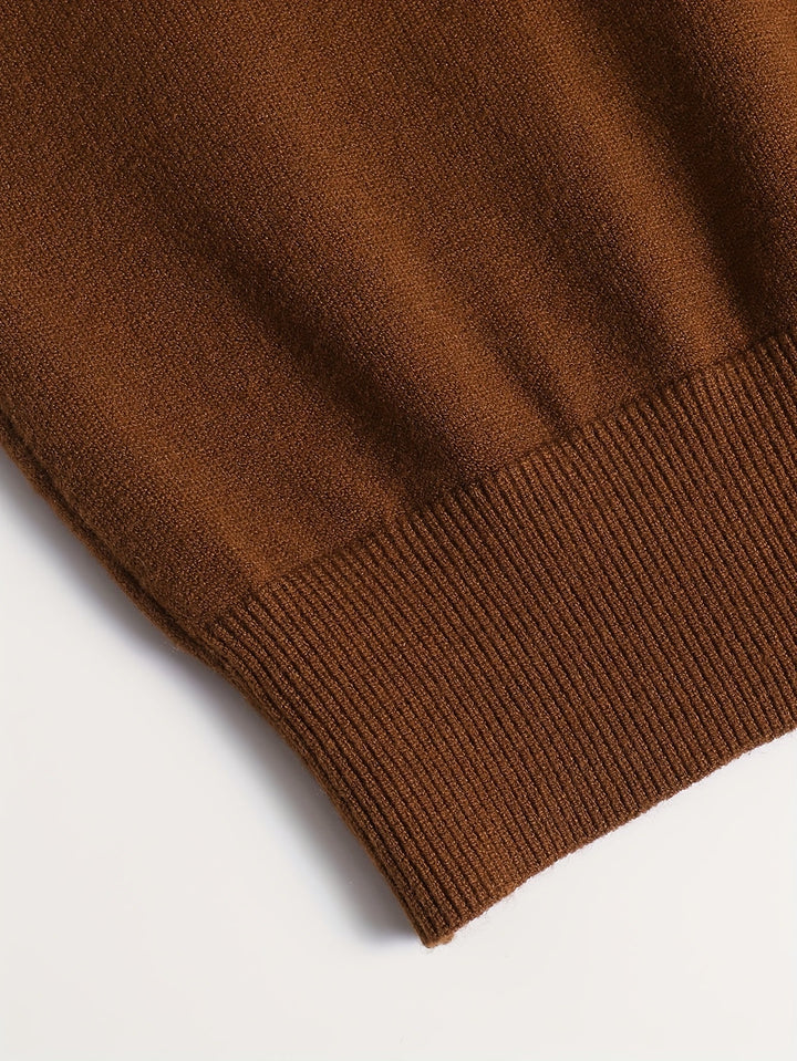 Everett | Wyrafinowany Sweter z Wysokim Kołnierzem