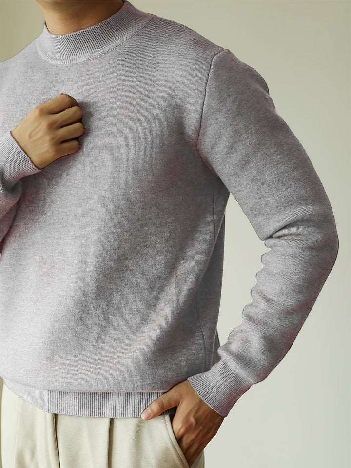 Everett | Wyrafinowany Sweter z Wysokim Kołnierzem