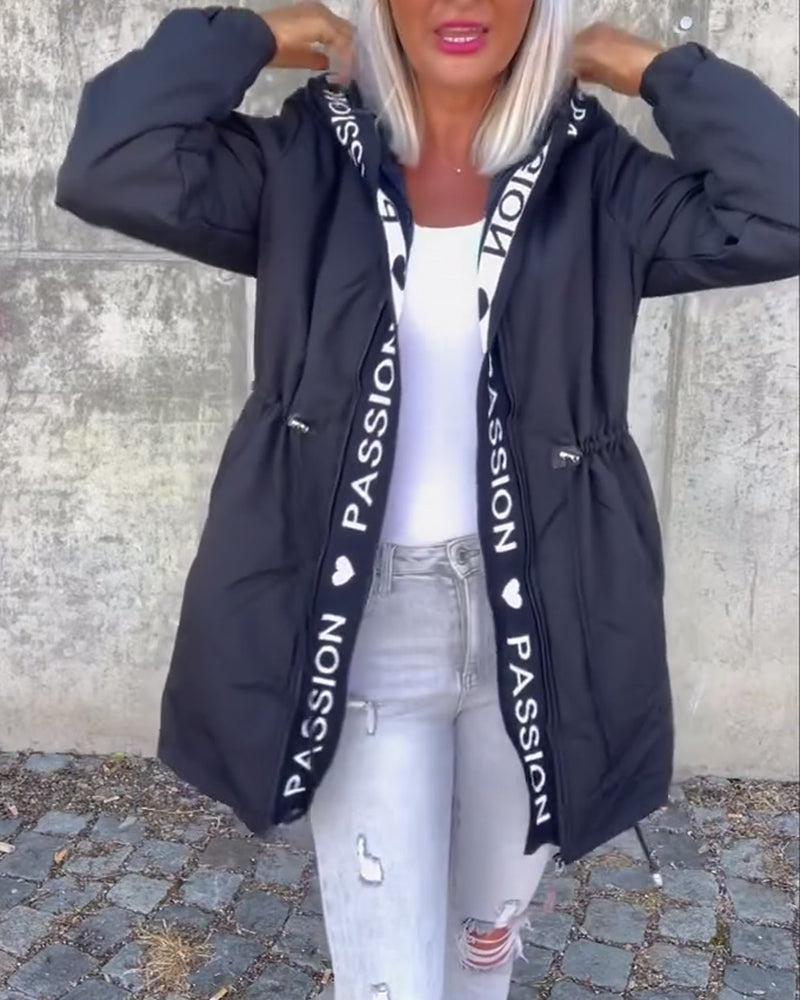Ashley | Codzienny Na zamek Kurtka