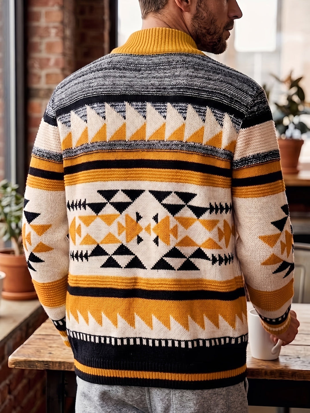 Callum | Patron Sweter z Zamkiem