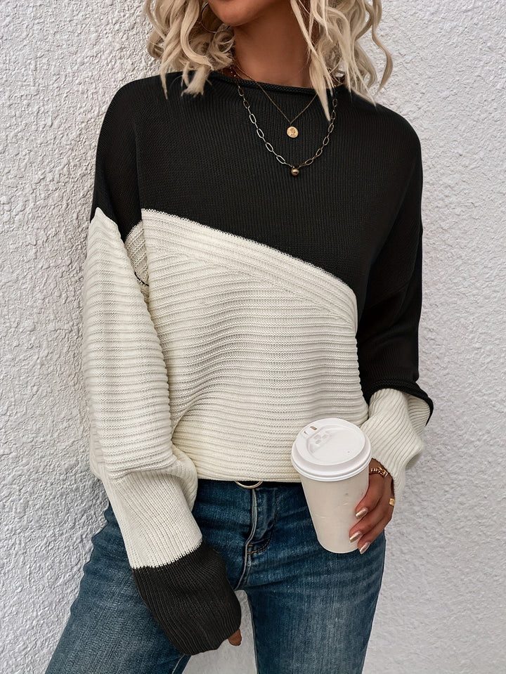 Zelda - Elegancki Pulower w Kolorowe Bloki