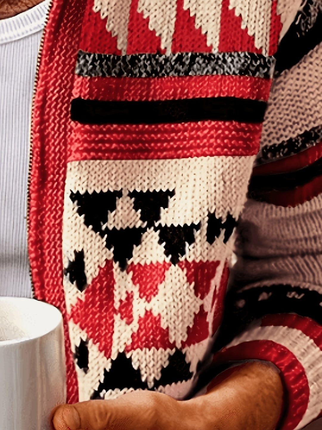 Callum | Patron Sweter z Zamkiem
