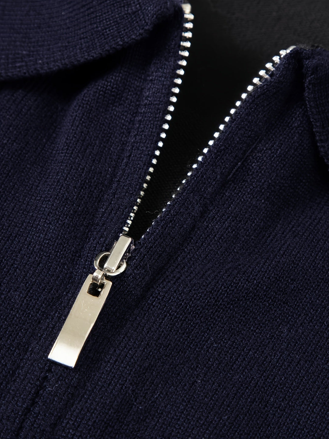 Donovan | Wyrafinowany Polo Sweter z Ćwierć Zamkiem