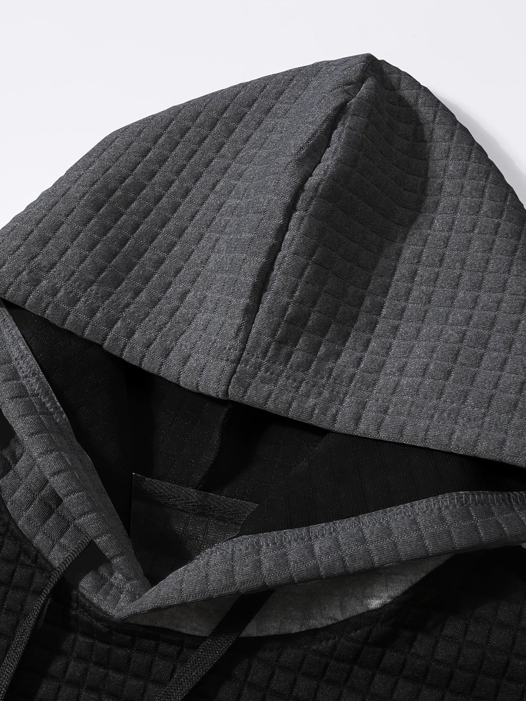 Hayes | Teksturowana Bluza z Kapturem w Kolorach Blokowych