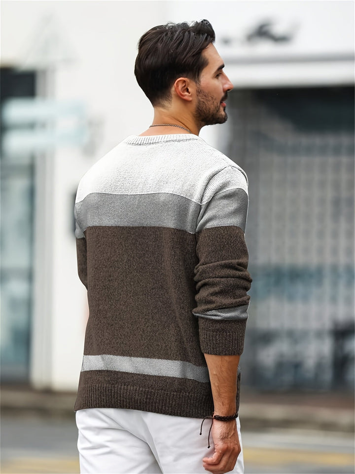 Ethan | Sweter w kratę