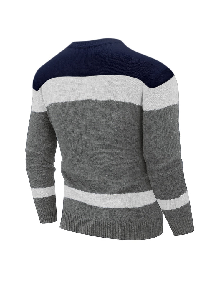 Ethan | Sweter w kratę