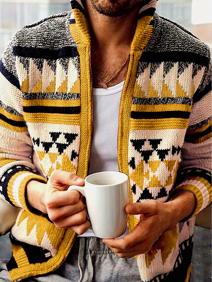 Callum | Patron Sweter z Zamkiem