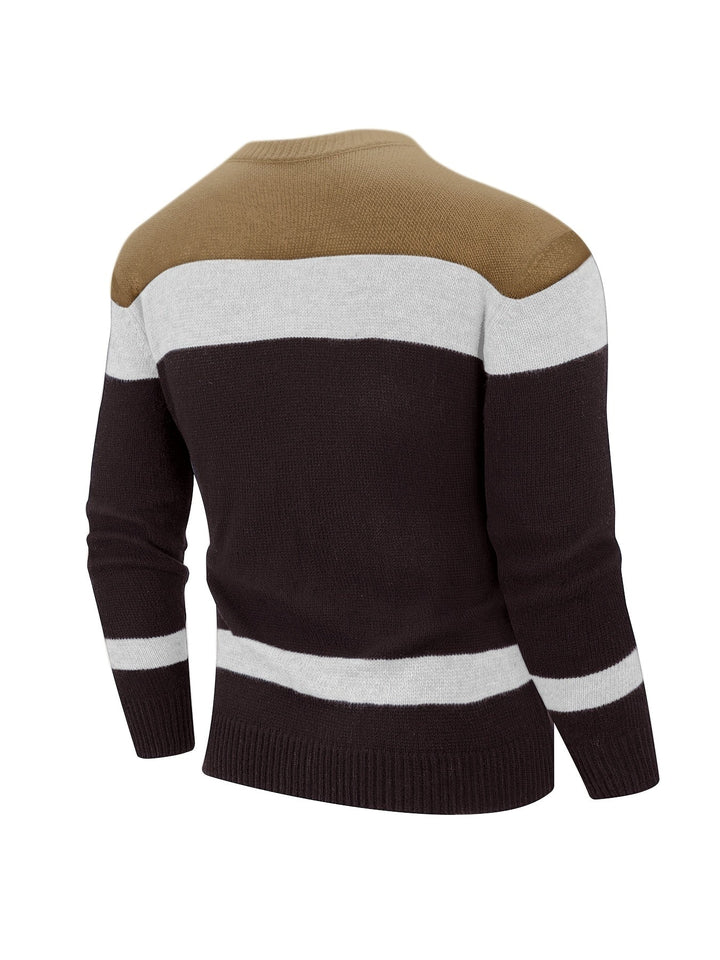 Ethan | Sweter w kratę