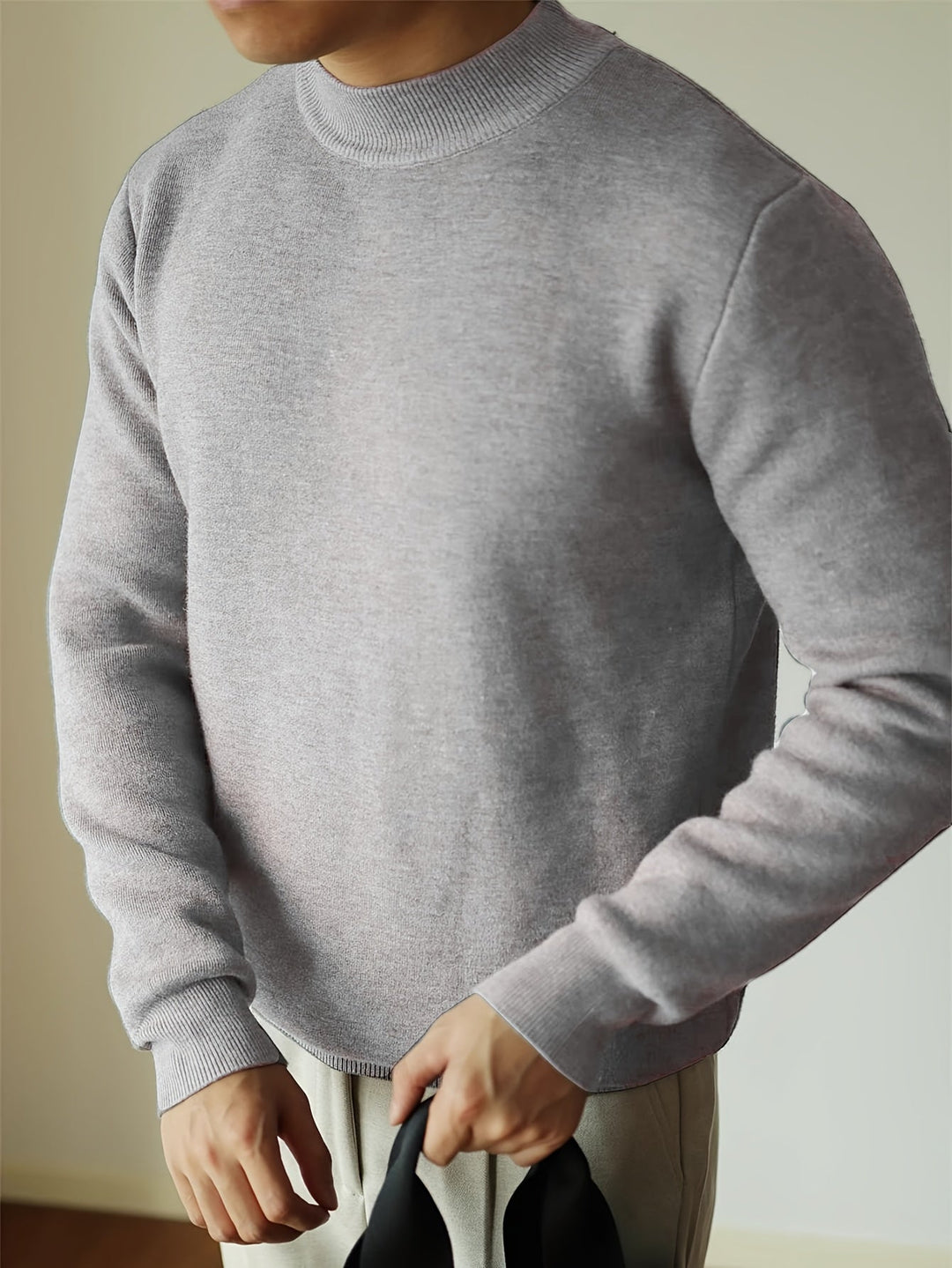 Everett | Wyrafinowany Sweter z Wysokim Kołnierzem
