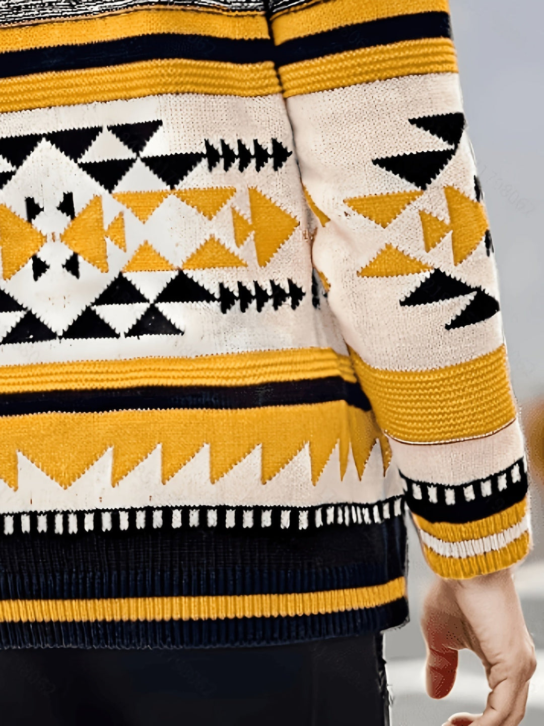 Callum | Patron Sweter z Zamkiem