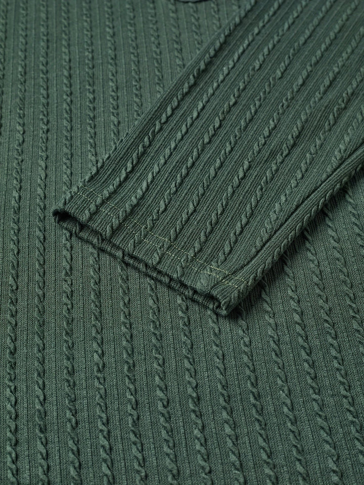 Rowan | Podszewkowy Teksturowany Henley