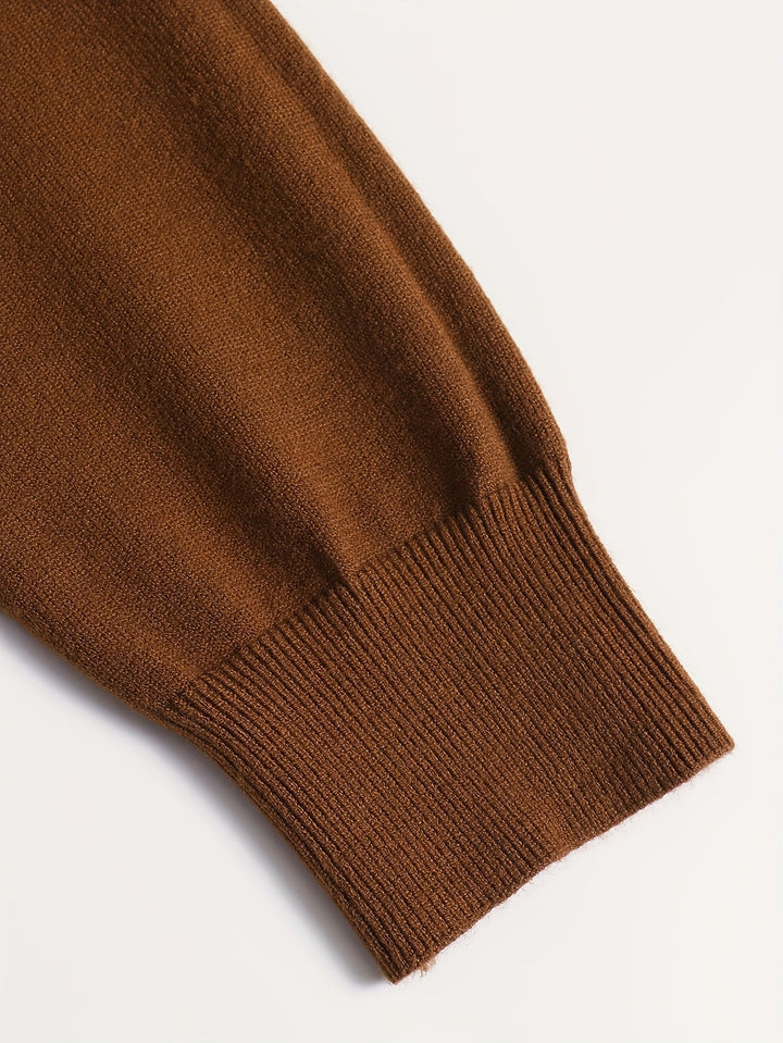 Everett | Wyrafinowany Sweter z Wysokim Kołnierzem