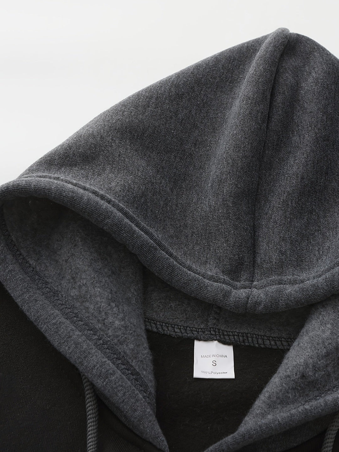 Cedric | Bluza z kapturem z kolorowym blokiem