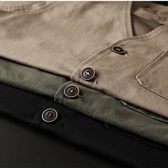 Kamizelka Ridley Multi-Pocket z Bawełny