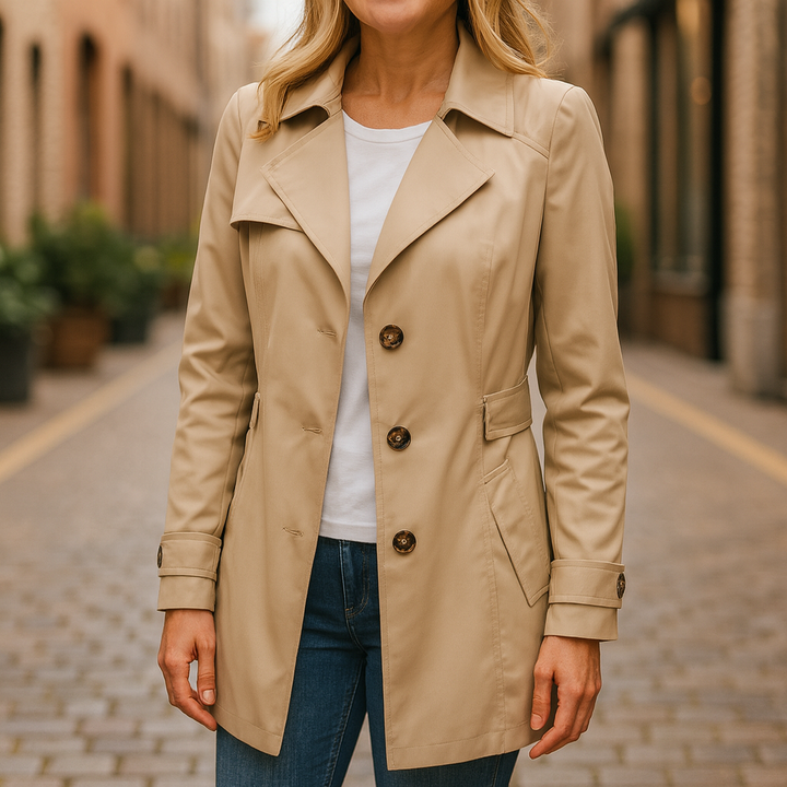 Jinkee | Elegancki Trencz na Jesień