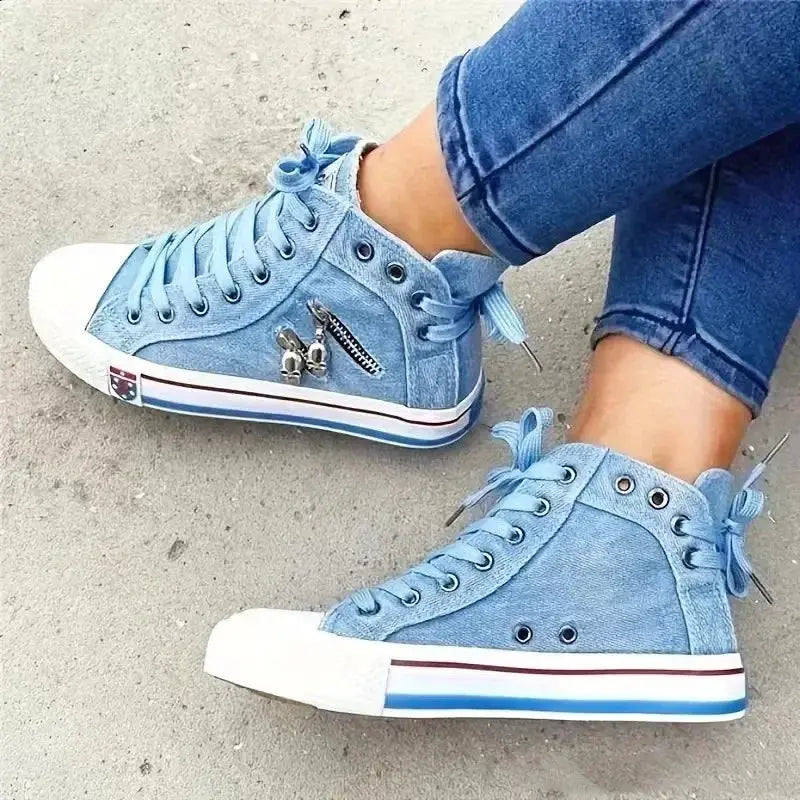 Gabriella | Modne buty w stylu dżinsowym