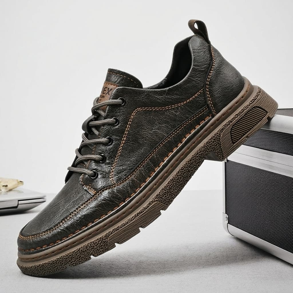 Sneakersy Garret Skórzany
