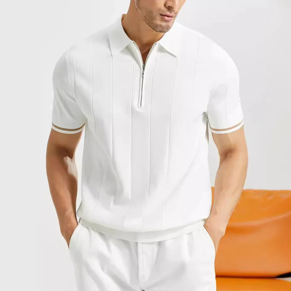 Polo Lozano Lopez z zamkiem