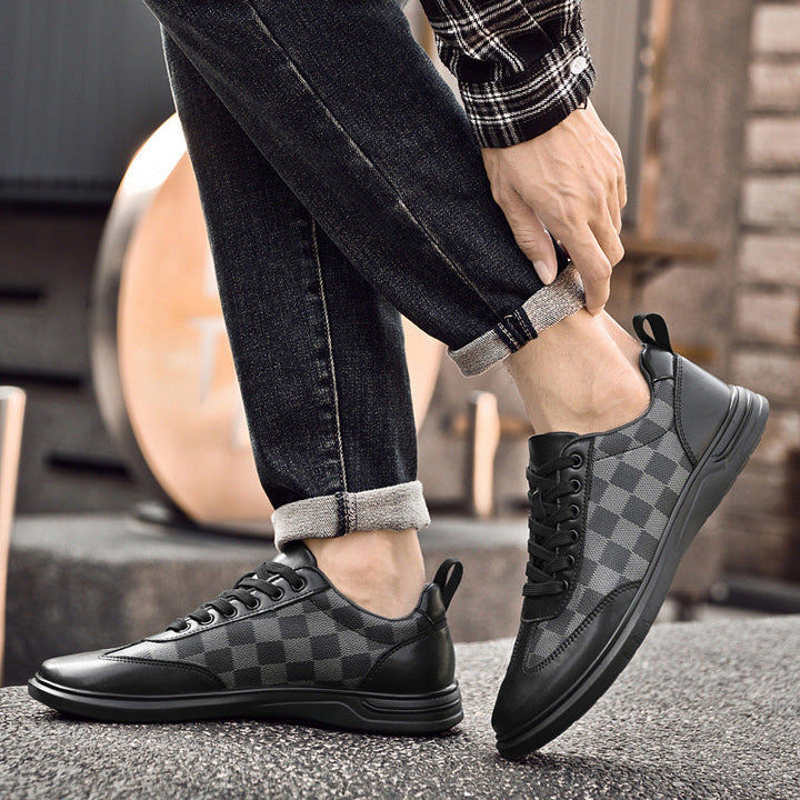 Gianni Geruite Skórzane Sneakersy