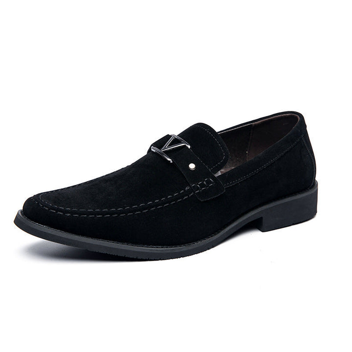 Ręcznie robione zamszowe loafersy Vellini Classics