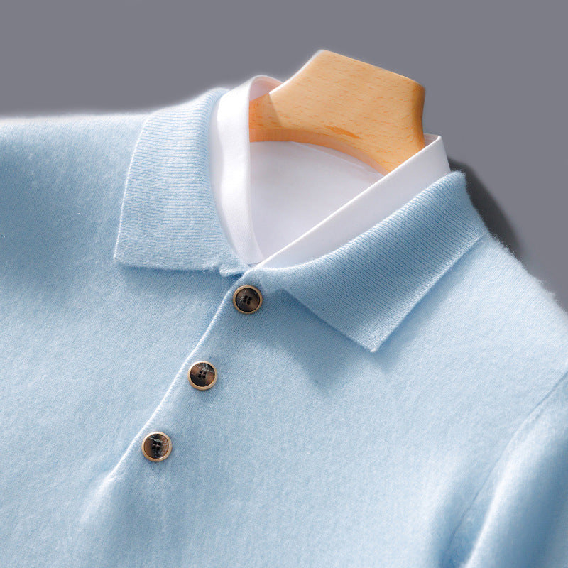 Sweter polo z kaszmiru Raiden
