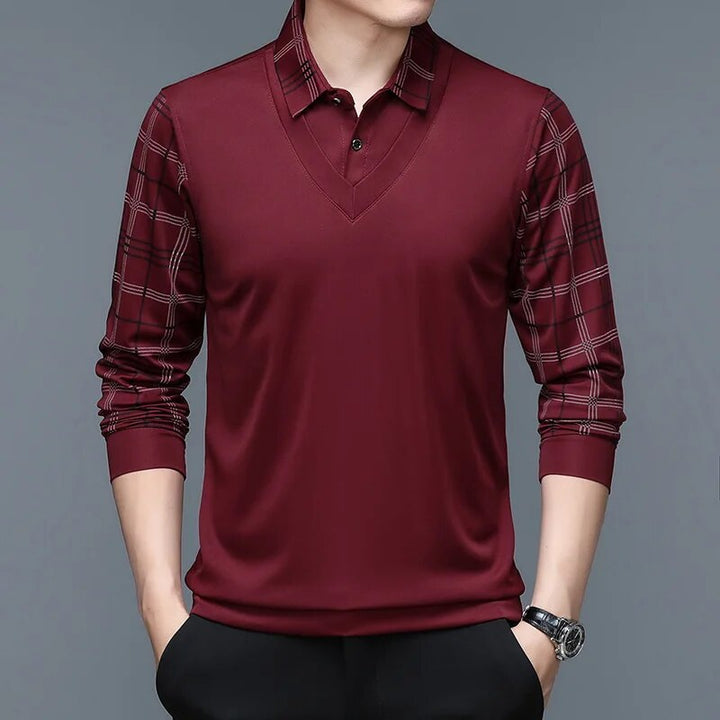 Polo Montgomery Lange Mouw