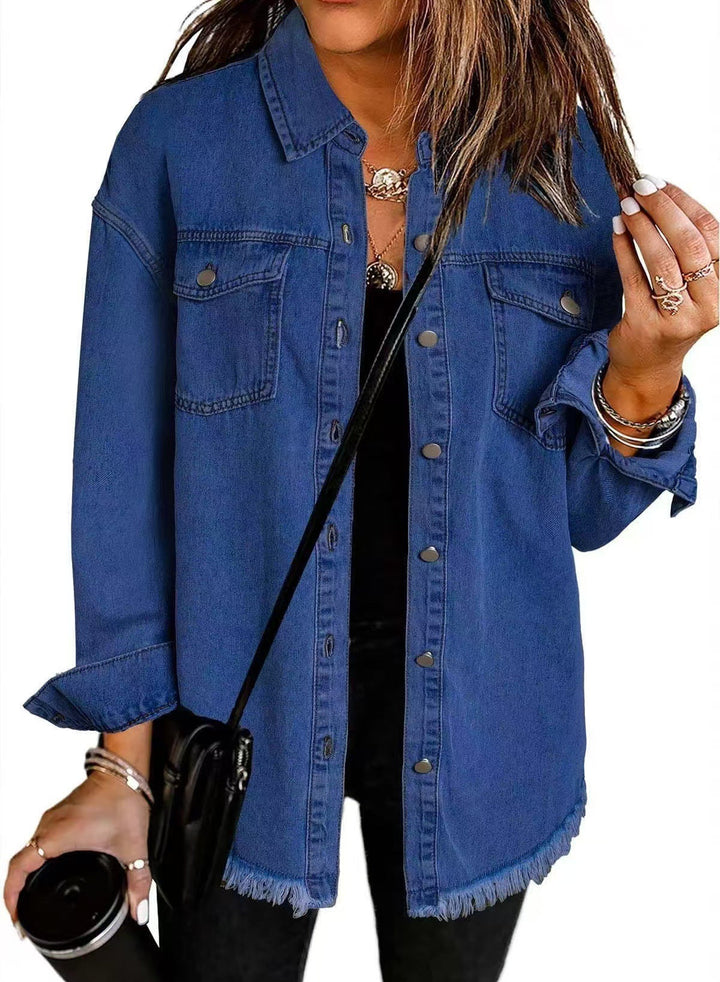 Giselle - Ponadczasowa Kurtka Dżinsowa z Klasycznym Stylem