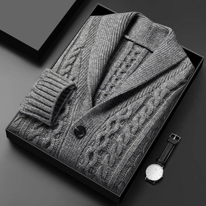 Kardigan z dzianiny Jacquard Château Côte