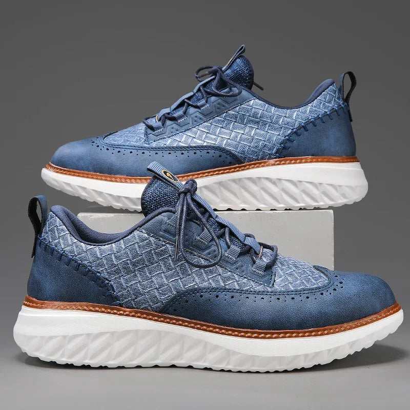 Lancaster Z ozdobnym noskiem Skórzane Sneakersy