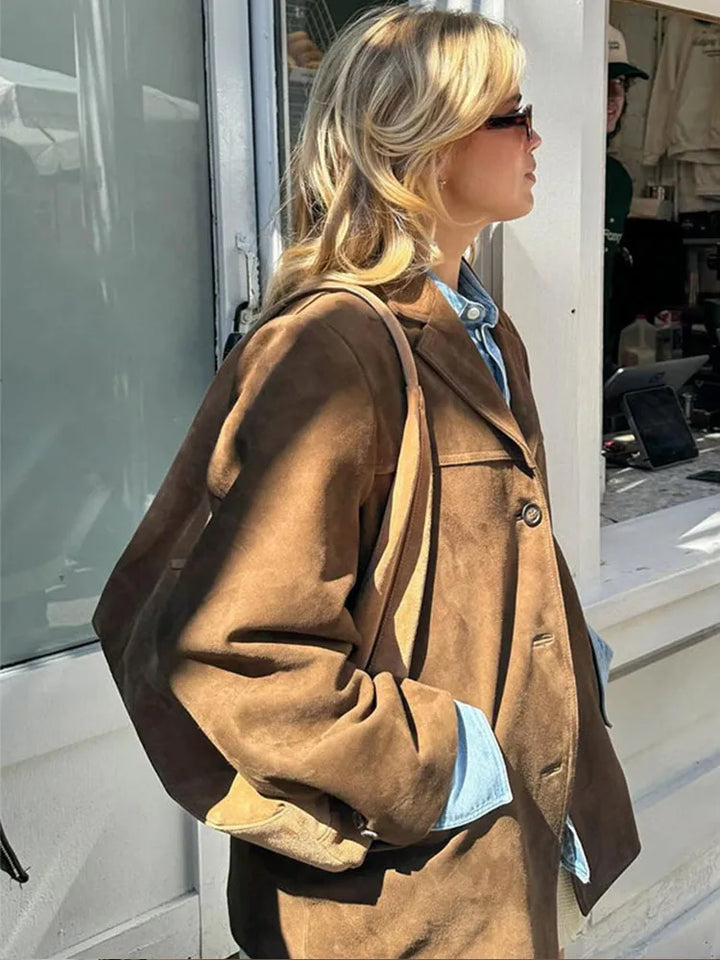 EMMA | Modna Kurtka Lapezak z Kieszeniami