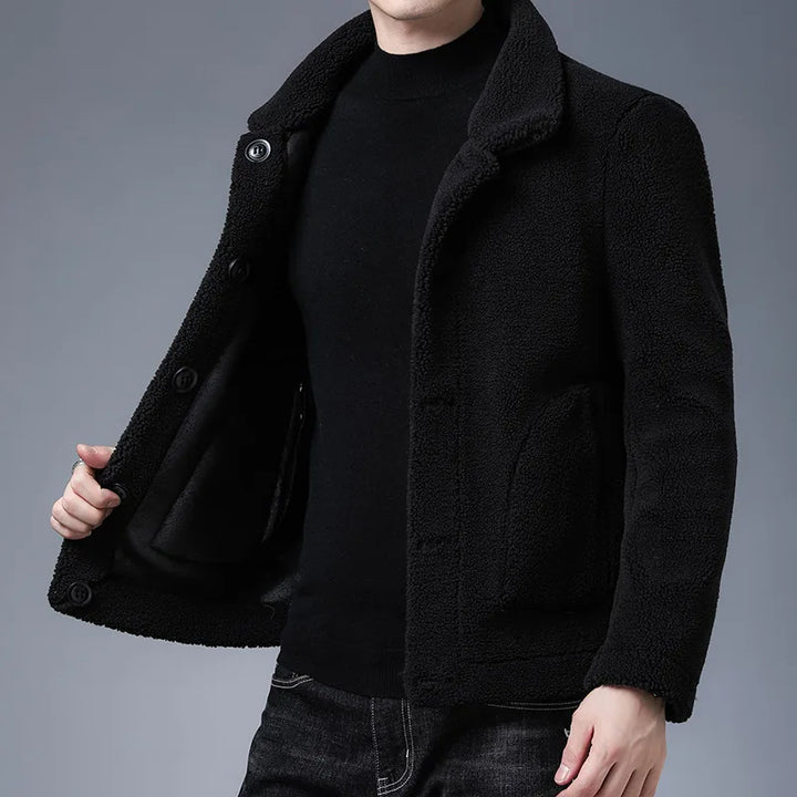 Henry Blackwood Materiał typu baranek Kurtka