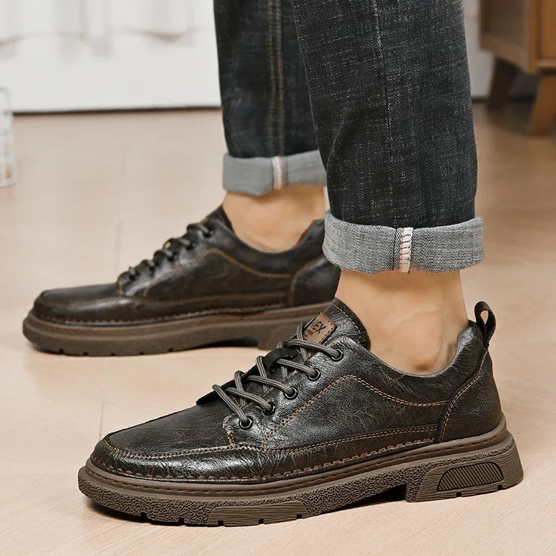 Sneakersy Garret Skórzany