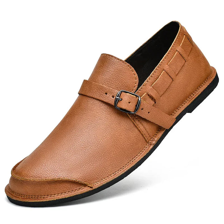 Lorenzo Vitale Buty na klamrę ze skóry