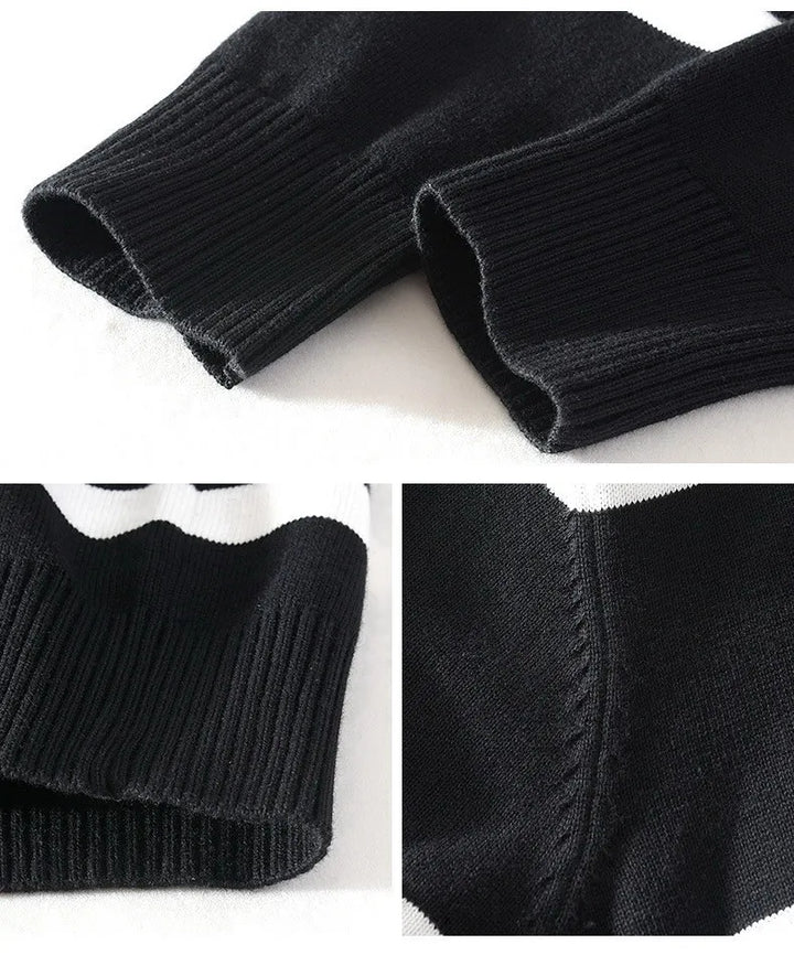Stanton & Co. Pasiasty Sweter Bawełniany