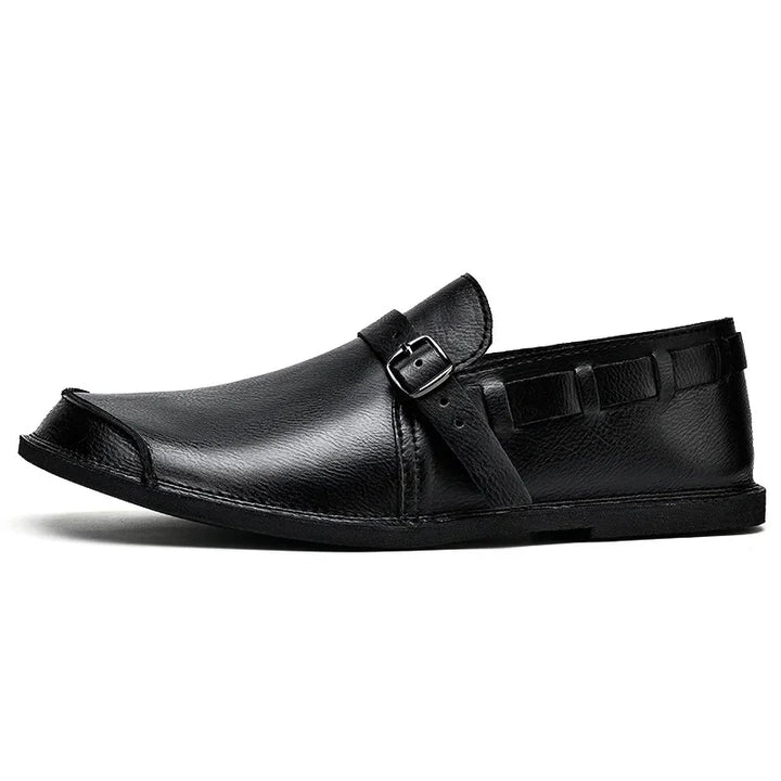 Lorenzo Vitale Buty na klamrę ze skóry