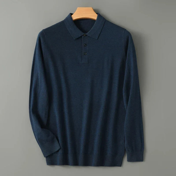 Riku 100% Wełniany Polo Merino